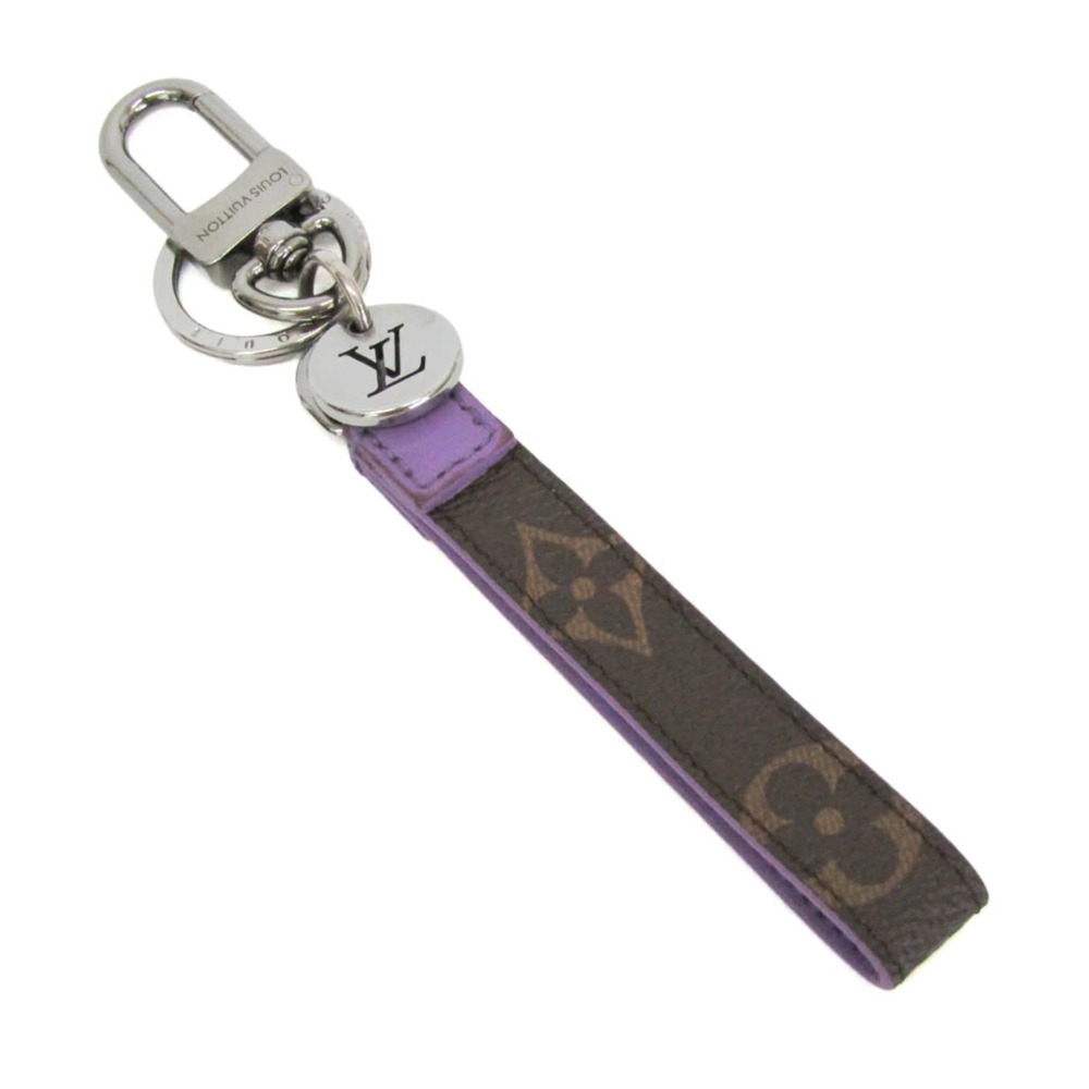 Louis Vuitton Monogram Slim Dragonne M00852 Keyring (Brown,Purple)